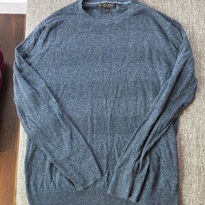 Banana Republic Men's Blue Crewneck Sweater
